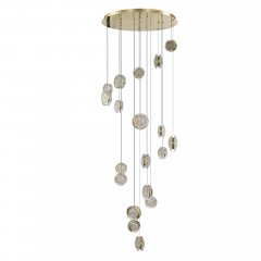 Lampa wisząca LED 105W EUFORIA złota AZ6740 Azzardo