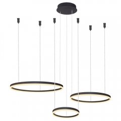 Lampa wisząca LED 120W HALO CCT BK + Pilot AZ4972 Azzardo