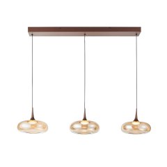 Lampa wisząca LED 21W TENELE PND-24028-3B-COPP Italux