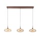 Lampa wisząca LED 21W TENELE PND-24028-3B-COPP Italux