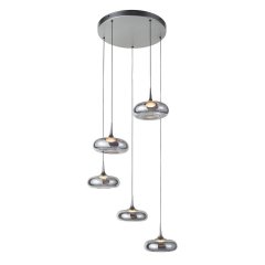 Lampa wisząca LED 35W TENELE PND-24028-5A-SILV Italux