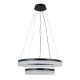 Lampa wisząca LED 36W PANTAL PND-34533-2L-BK Italux