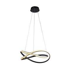 Lampa wisząca LED 40W RUMIO PND-23917-BK Italux