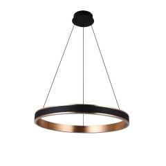 Lampa wisząca LED 43W Rio 60 3-STEP DIMM BK / GO AZ5777 Azzardo