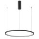 Lampa wisząca LED 48W VINOLA PND-56135B-080RPP-BK-3KS4K-TRDIMM Italux