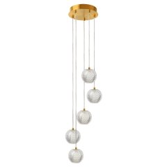Lampa wisząca LED 5W DIAMOND LP-2202 / 5P GD Light Prestige