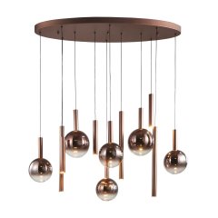 Lampa wisząca LED 60W CAMINO PND-24038-12B-COPP Italux