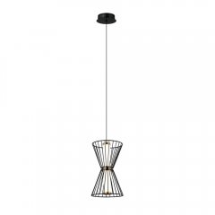 Lampa wisząca LED 8W SANKE PND-63849-2-BK Italux