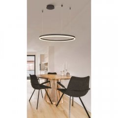 Lampa wisząca LED 90W HALO 150 CCT BK + Pilot AZ5347 Azzardo