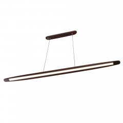 Lampa wisząca LED 25W brązowa WOODY P0598 MaxLight