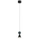 Lampa wisząca LED 8W czarna BINGO P0682 MaxLight