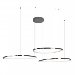 Lampa wisząca LED 130W czarna CAYENNE 3 P0663D MaxLight