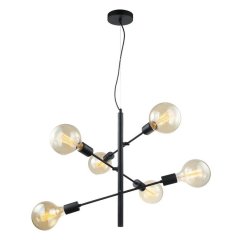 Lampa wisząca Madalyn MDM3582 / 6 BK Italux