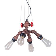 Lampa wisząca Manila MDM-2846 / 4A RUST Italux
