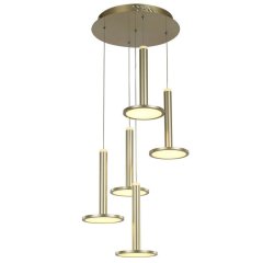 Lampa wisząca Oliver MD17033012-5A GOLD Italux