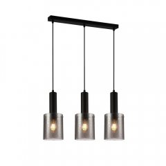 Lampa wisząca Sardo Rain PND-5581-3-BK + RNSG Italux