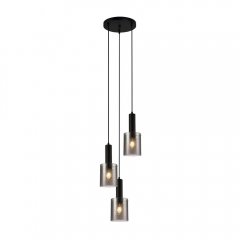 Lampa wisząca Sardo Rain PND-5581-3A-BK + RNSG Italux