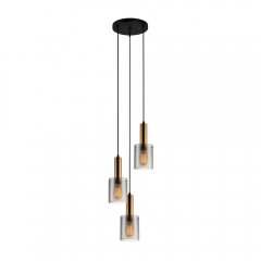 Lampa wisząca Sardo Rain PND-5581-3A-BRO + RNSG Italux