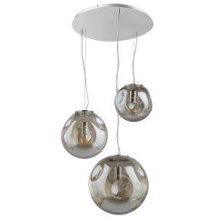 Lampa wisząca Simao PND-3693-3-CH + CGN Italux