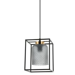 Lampa wisząca SINELLA PND-23231-1-BK + SG Italux
