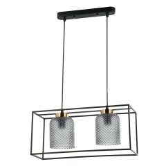 Lampa wisząca SINELLA PND-23231-2-BK + SG Italux