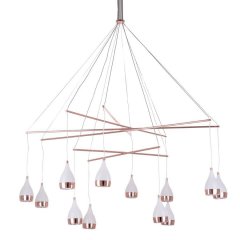 Lampa wisząca Telesto AD16024-12A RG Italux