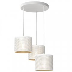 Potrójna lampa wisząca ażurowa na okręgu LOFT SHADE 5268 Luminex