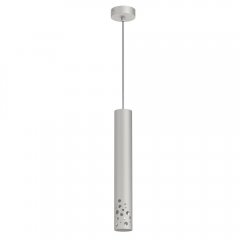 Szara lampa wisząca tuba TIBIA BUBLE 5741 Luminex