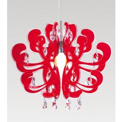 Lampa wisząca Emporio V2305-RED Italux