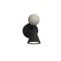 Lampa ścienna LED 8W czarna BINGO W0445 MaxLight