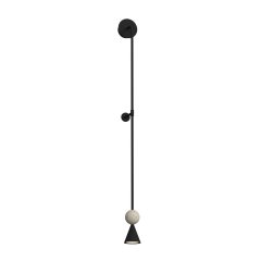 Lampa ścienna LED 8W czarna BINGO W0447 MaxLight