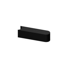 Zaślepka do transformatora czarna MAGNETIC LP-656-MAG SLIM box bk Light Prestige