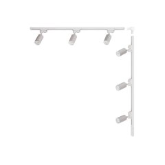 Zestaw szynowy biały L 1x1m z reflektorami 1-fazowy 3565 Zuma Line