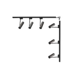Zestaw L 1x1m czarny z reflektorami 1-fazowy 3569 Zuma Line