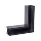 Kątownik mechaniczny 90° szyny natynkowej niskiej MAGNETIC czarny MT0014 MaxLight