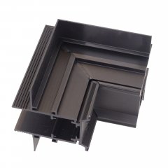 Kątownik mechaniczny uskoku szyny wpuszczanej MAGNETIC czarny MT0009 MaxLight