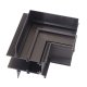 Kątownik mechaniczny uskoku szyny wpuszczanej MAGNETIC czarny MT0009 MaxLight