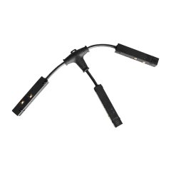 Trójnik elektryczny MAGNETIC czarny MA0016 MaxLight