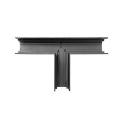Trójnik mechaniczny szyny natynkowej wysokiej MAGNETIC czarny MT0015 MaxLight