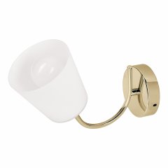 Kinkiet szklany na wysięgniku EMILY GOLD 1P Activejet