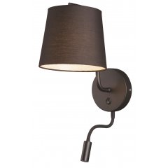 Kinkiet z wysięgnikiem LED czarny CHICAGO W0197 MaxLight