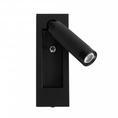 Kinkiet ruchomy LED 3W czarna CORE W0430 MaxLight