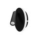 Kinkiet ruchomy z reflektorkiem LED 7W czarna LUX W0432 MaxLight