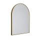 Lustro podświetlane LED 26W złote IP44 MIRROR PÓŁOKRĄG W0386 MaxLight