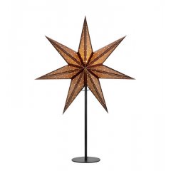 Ozdoba stołowa świetlna Gwiazda 45cm brązowy GLITTER 705796 Markslojd