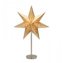 Ozdoba stołowa świetlna Gwiazda złoty SATURNUS 705545 Markslojd