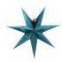 Ozdoba wisząca świetlna Gwiazda 45cm niebieski VELOURS 705482 Markslojd