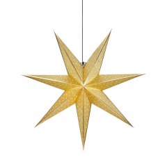 Ozdoba wisząca świetlna Gwiazda 45cm złoty GLITTER 705791 Markslojd