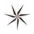 Ozdoba wisząca świetlna Gwiazda 75cm czarny/biały ALVA 704878 Markslojd