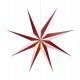 Ozdoba wisząca świetlna Gwiazda 75cm czerwony/biały ALVA 704523 Markslojd